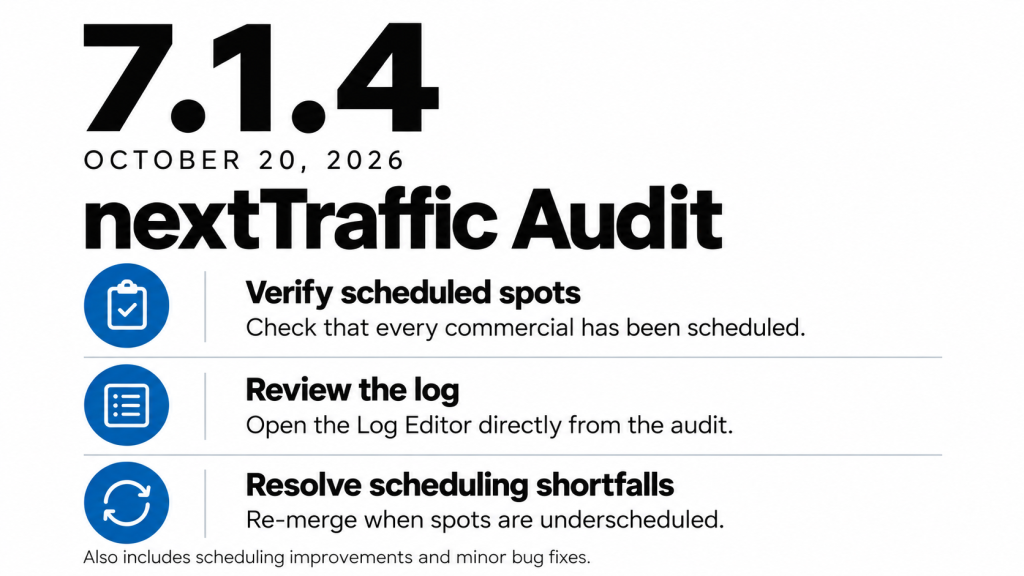 Version 7.1.4 (10/20/2026)